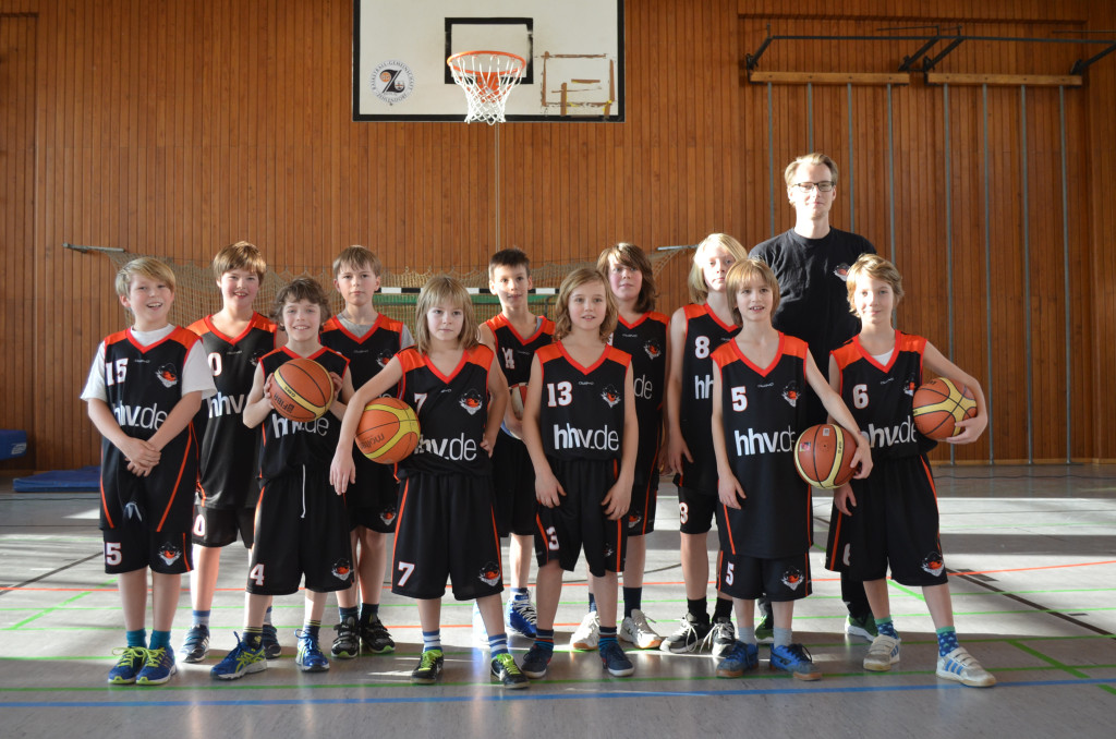 das jüngste Basketballteam in Friedrichshain